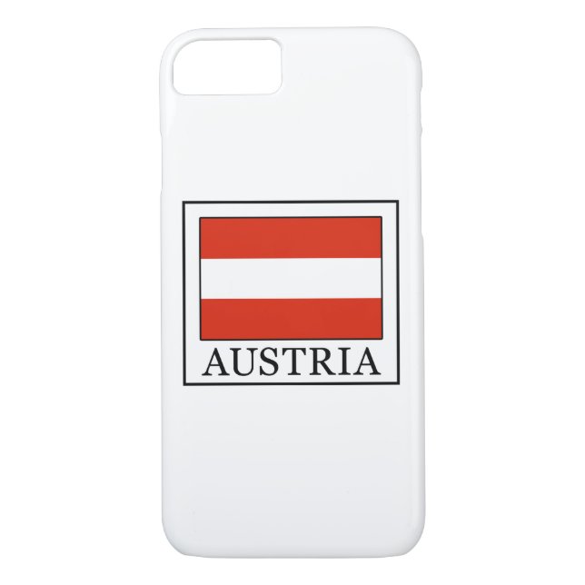 Funda De Case-Mate Para iPhone Maleta telefónica de Austria (Reverso)