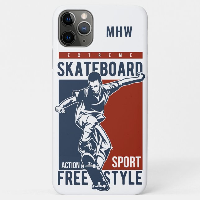 Funda De Case-Mate Para iPhone Maletas de personalizado para el Skateboarding (Reverso)