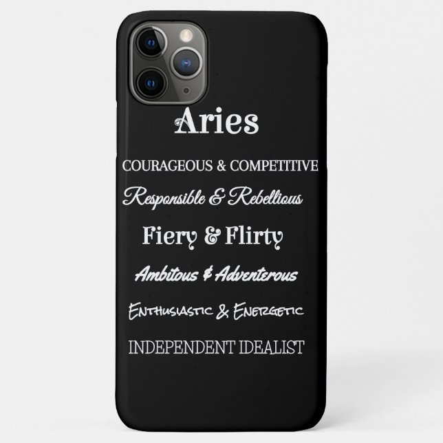 Funda De Case-Mate Para iPhone Maletín de iPhone de Aries (Reverso)