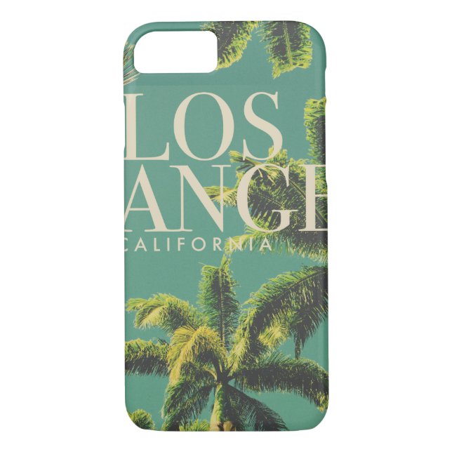 Funda De Case-Mate Para iPhone Maletín de iPhone Retro Los Angeles (Reverso)