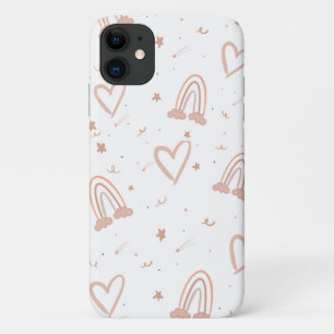 Funda Para iPhone 11 Maletín de teléfono arcoiris rosado iPhone 11