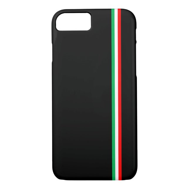 Funda De Case-Mate Para iPhone Maletín de teléfono con bandera italiana Minimalis (Reverso)