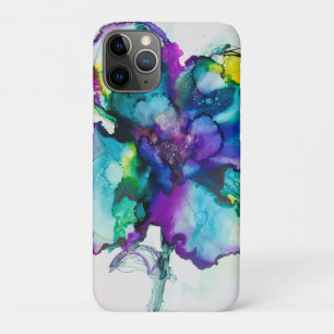 Funda Para iPhone 11 Pro Maletín de teléfono de alimentación de flores