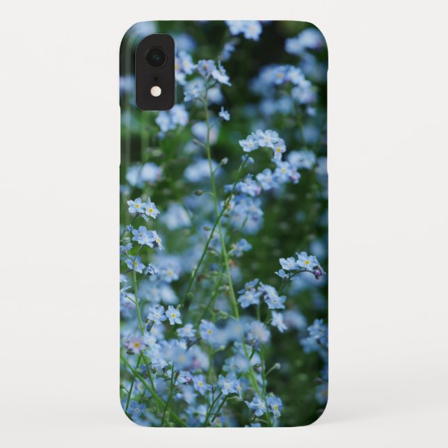 Funda De Case-Mate Para iPhone Maletín de teléfono de Flores olvidadas (Reverso)