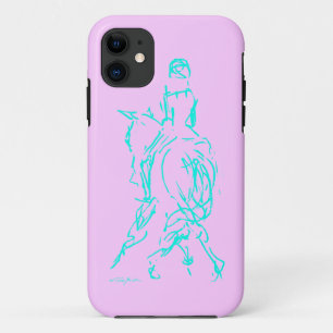 Funda Para iPhone 11 Maletín de teléfono de medio paso Aqua