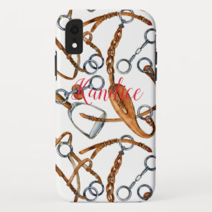 Funda Para iPhone XR Maletín de teléfono de patrón de impresión de