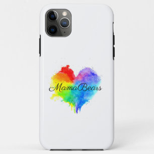 Funda Para iPhone 11 Pro Max Maletín de teléfono del corazón del arcoiris co
