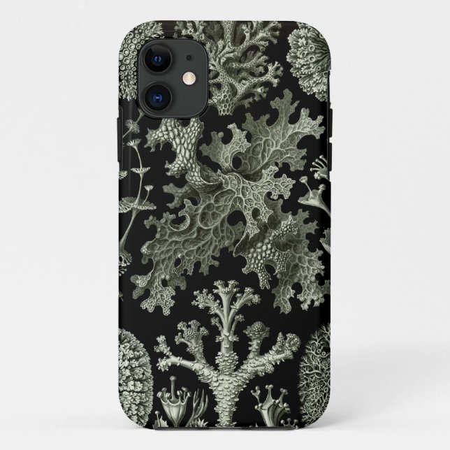 Funda De Case-Mate Para iPhone Maletín Haeckel iPhone - Lichenes (Reverso)