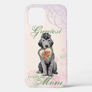 Funda Para iPhone 12 Maletín para iPhone de Bedlington Terrier Heart Mo