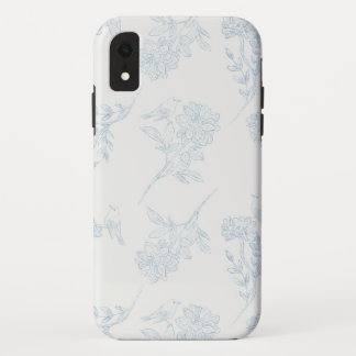 Funda Para iPhone XR Maletín para iPhone Floral de Moda Chinoiserie