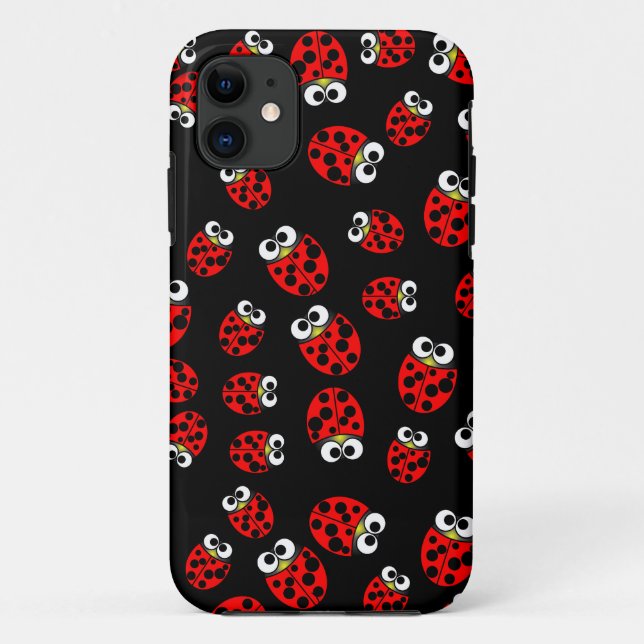 Funda De Case-Mate Para iPhone Maletín para iPhone Ladybirds (Reverso)