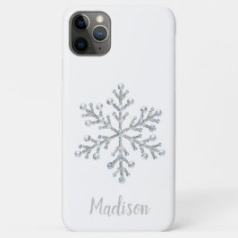 Funda Para iPhone 11 Pro Max Maletín para iPhone monograma blanco espumoso