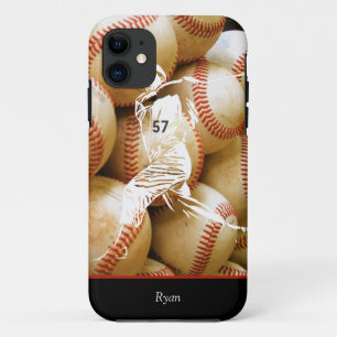 Funda Para iPhone 11 Maletín para iPhone para jugador de béisbol Pers