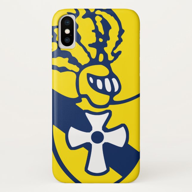 Funda De Case-Mate Para iPhone Maletín Tau Gamma Theta - Gran Escudo (Reverso)