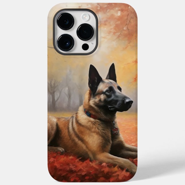 Funda De Case-Mate Para iPhone Malinoi belga en otoño se inspira (Reverso )