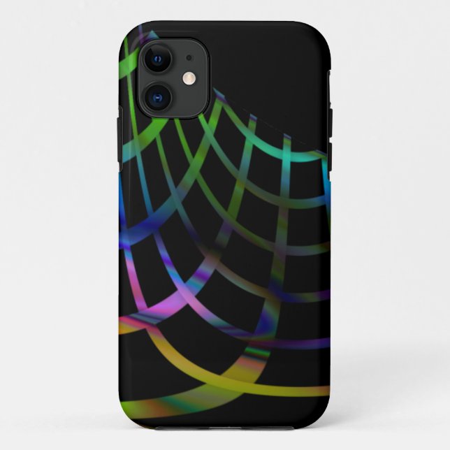 Funda De Case-Mate Para iPhone Malla Arcoíris (Reverso)