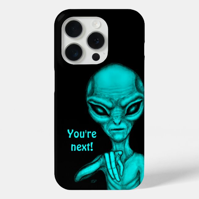 Funda De Case-Mate Para iPhone Malo Alien , ¡Tú eres el próximo ! (Reverso )
