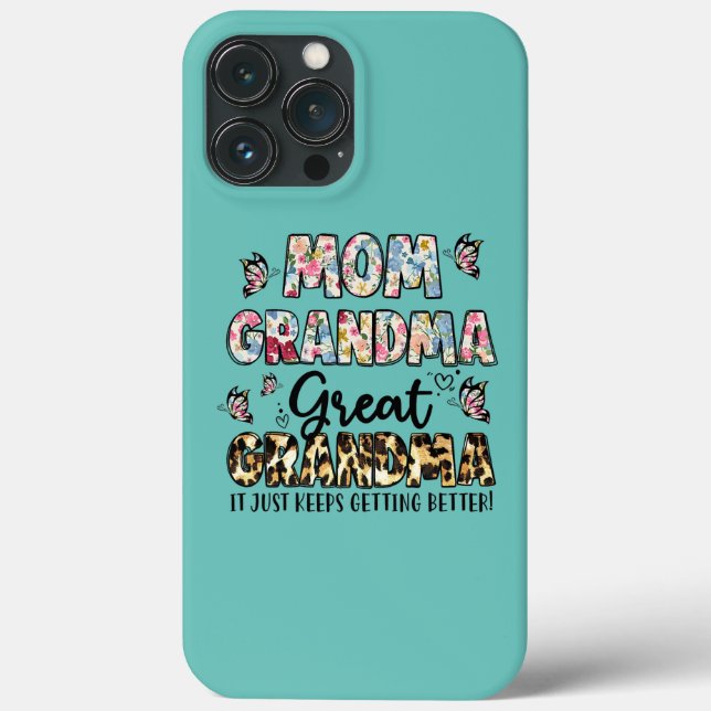 Funda De Case-Mate Para iPhone Mamá Abuela, Gran Abuela. (Reverso )