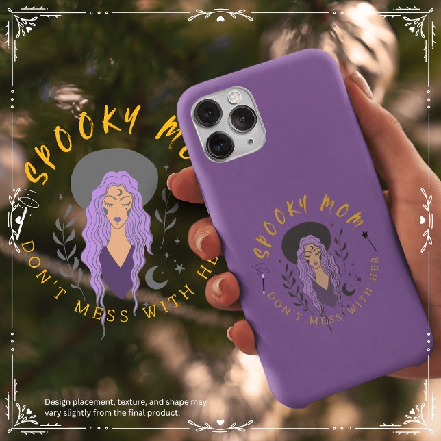 Funda De Case-Mate Para iPhone Mamá asustada no se mezcle con ella (Spooky Mom: Don't Mess with Her Cover from The Beekeeper Store)