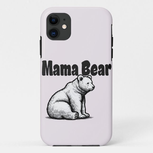 Funda De Case-Mate Para iPhone Mama Bear (Reverso)