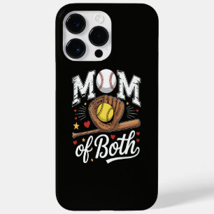 Funda Para iPhone 14 Pro Max De Case-Mate Mamá de ambos béisbol de día de juego softbol 