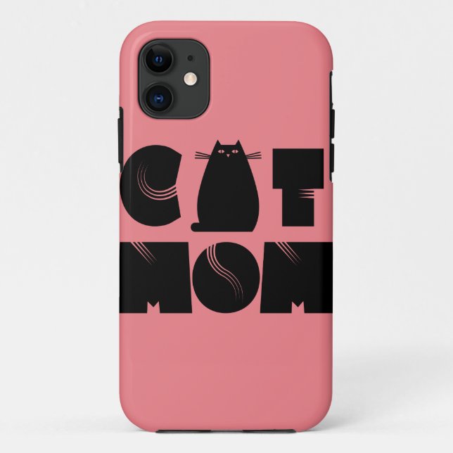 Funda De Case-Mate Para iPhone Mamá de gato (Reverso)
