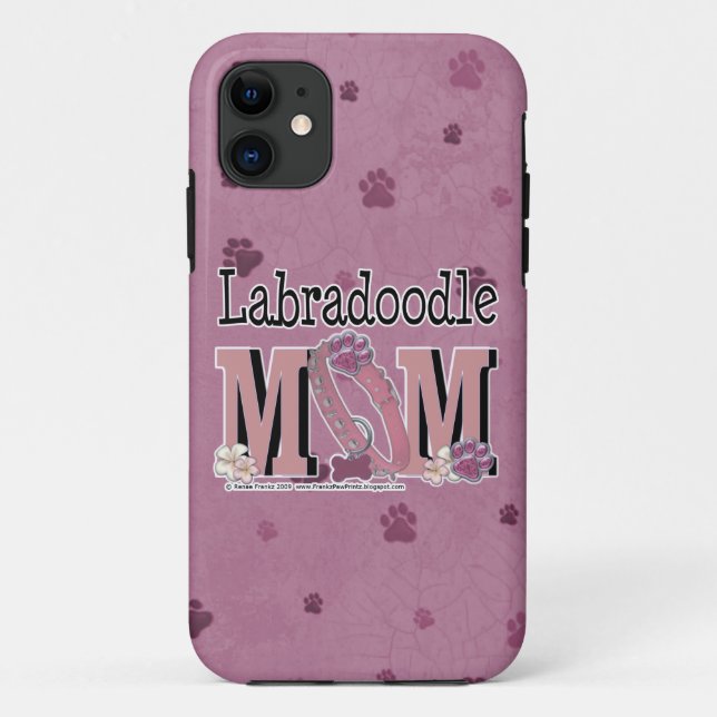 Funda De Case-Mate Para iPhone MAMA de LabraDoodle (Reverso)