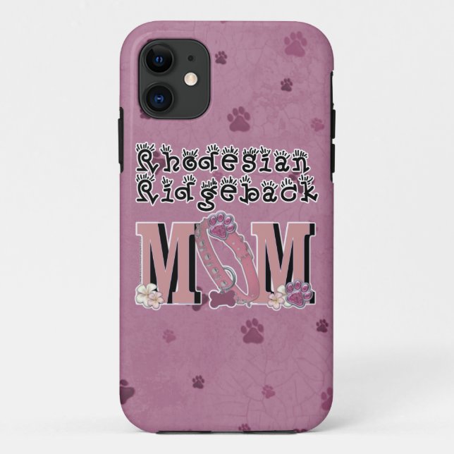 Funda De Case-Mate Para iPhone MAMÁ de Rhodesian Ridgeback (Reverso)