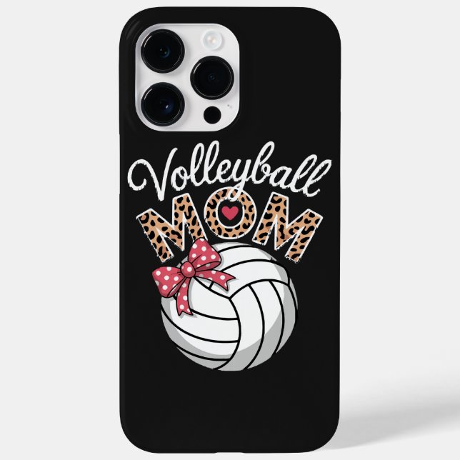 Funda De Case-Mate Para iPhone Mamá de voleibol (Reverso)