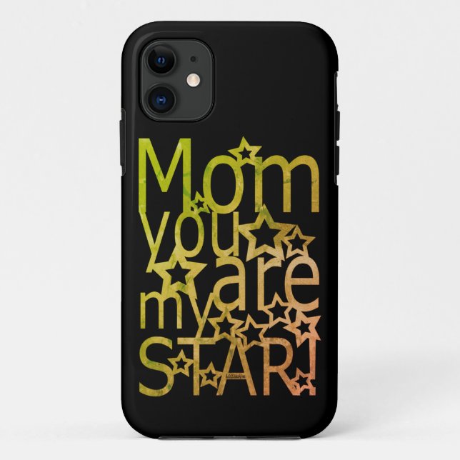 Funda De Case-Mate Para iPhone MAMÁ, ERES idea de regalo de mi madre.         (Reverso)