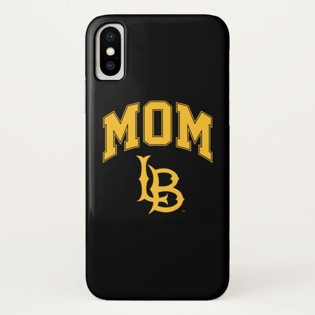 Funda De Case-Mate Para iPhone Mamá estatal de Long Beach (Reverso)