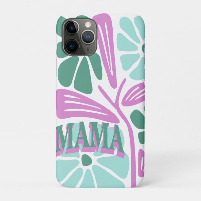 Funda De Case-Mate Para iPhone Mamá Floral Caprichosa  (Reverso)