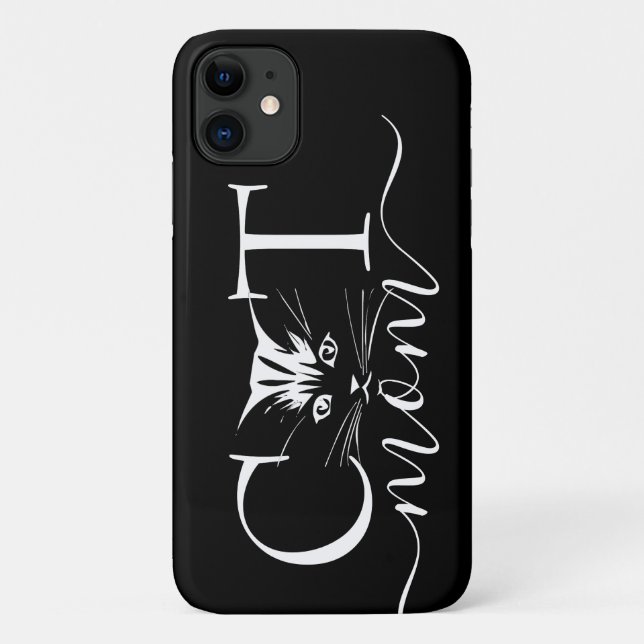 Funda De Case-Mate Para iPhone Mamá gata  (Reverso)