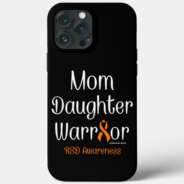 Funda De Case-Mate Para iPhone Mamá hija guerrera... RSD (Reverso )
