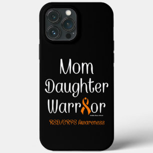 Funda Para iPhone 13 Pro Max Mamá hija guerrera... RSD/CRPS