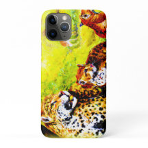 Mamá jaguar y cachorros relajándose en la jungla. 