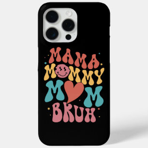 Funda Para iPhone 15 Pro Max Mamá Mami Mamá Regalo Bruh Para Mujeres Día de la 