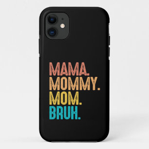 Funda Para iPhone 11 Mamá Mami Mom Bruh Día de las Madres Vintage Diver