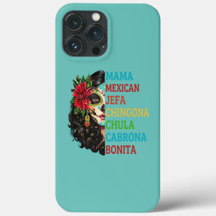 Funda Para iPhone 13 Pro Max Mamá mexicana Jefa Chingona Chula Mamacita