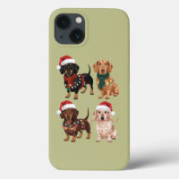 Mamá Perro Amante De Dachshund Navidad Regalo De N