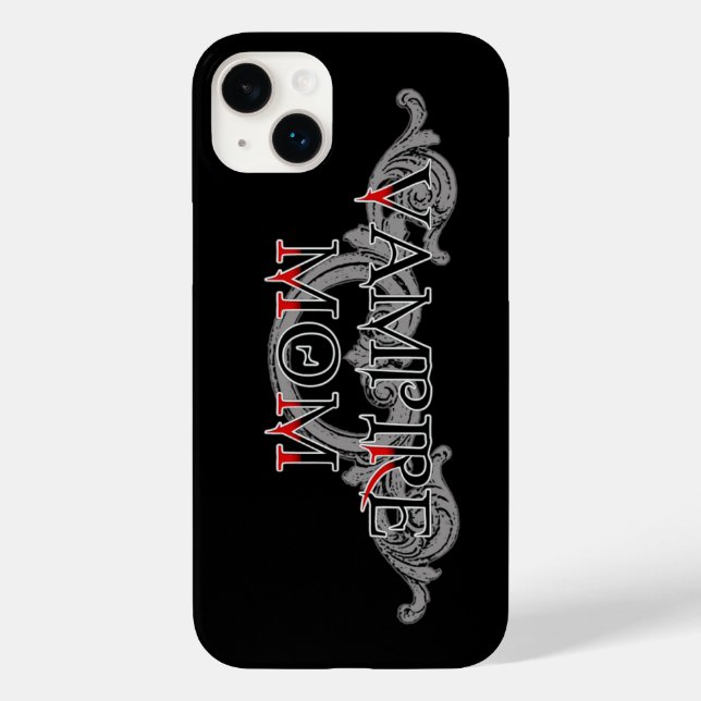 Funda De Case-Mate Para iPhone Mamá Vampiro (Reverso )
