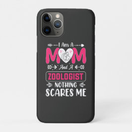 Funda Para iPhone 11 Pro Mamá zoóloga divertida, mamá zoóloga