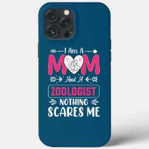 Funda Para iPhone 13 Pro Max Mamá zoóloga divertida, mamá zoóloga
