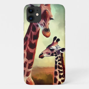 Funda Para iPhone 11 Mami Y Giraffe De Bebé