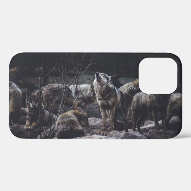 Funda De Case-Mate Para iPhone Manada de Lobos (Reverso (Horizontal))