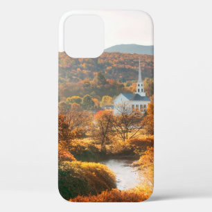 Funda Para iPhone 12 Mañana de Stowe en otoño con follaje colorido y 