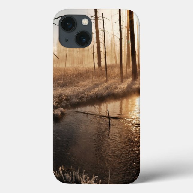 Funda De Case-Mate Para iPhone Mañana de Yellowstone helado (Reverso)