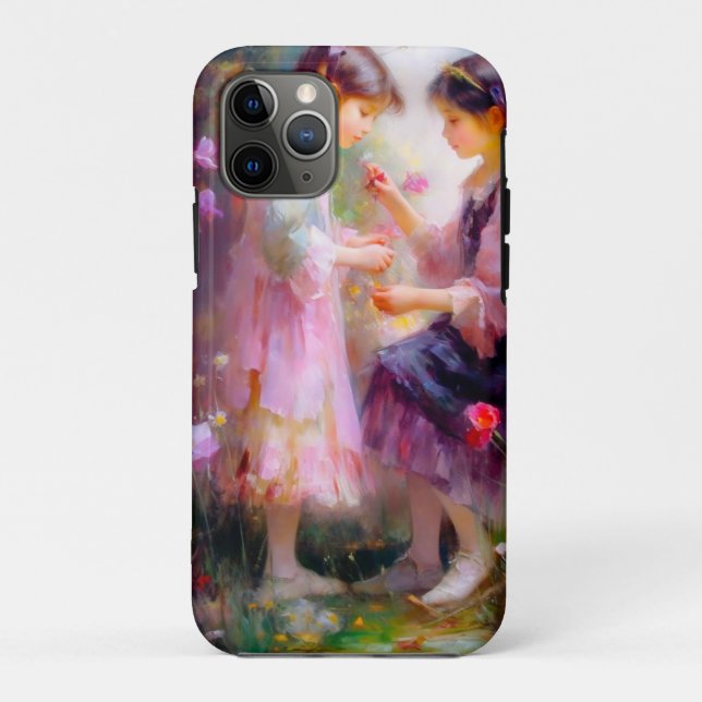 Funda De Case-Mate Para iPhone Mañana en un jardín (Reverso)