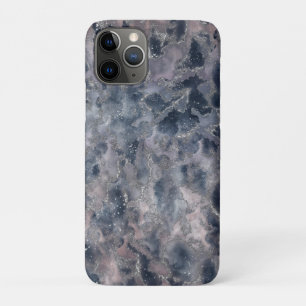 Funda Para iPhone 11 Pro Mancha de color azul y Rosa rosa abstracto azul y