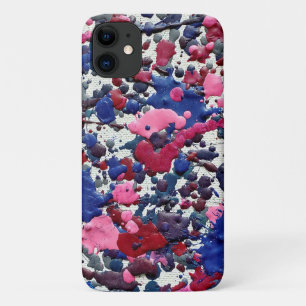Funda Para iPhone 11 mancha de pintura abstracta